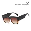 Occhiali da sole 2022 Fashion Women Cool Square Style Gradient Vintage Three Dots Brand Design Occhiali da sole Oculos De SolOcchiali da sole