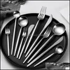 Sierware Besteck Edelstahl 304 Gabel Löffel Messer Besteck Geschirr Geschirr Drop Lieferung 2021 Sets Küche Esszimmer Bar Home Garde