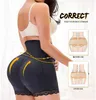 Sexy Big Ass Booty Hip Enhancer Body Shapers Taille Haute Entraîneur Push Up Butt Lifter Shorts Slim Tummy Control Briefs shapewear L220802