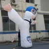 Personalizzato Pubblicità Gonfiabile Taekwondo Uomo 3 m/4 m Figura Del Fumetto Modello Air Blow Up Giocatore di Kickboxing Palloncino Per Evento