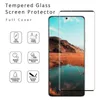 Film de protection d'écran pour Samsung Galaxy S22 S21 S20 FE S10 Plus Note20 Ultra Note 10 3D incurvé HD en verre trempé compatible avec empreintes digitales