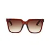 Óculos de sol quadrados da moda para homens design uv400 óculos de luxo feminino óculos de metal casos brancos