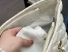 Lingge sheepskin chain shoulder tote shopping bag robot pendant classic zipper all-match tote women's bags