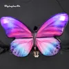 Noble Walking Inflatable Butterfly Costume Stage Performance Clothes Lighting Blow Up Butterfly Wing Suit For Parade Show