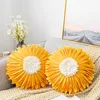 Nordic Light Luxury Ins Wind Flower Couvercle d'oreiller solaire Soleil Chrysanthemum Bed Hhead Pillover Cover Sofa Cushion Covers WLL1649