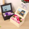 Gift Wrap Soap Flower Jewelry Box PO ROSE FEMANDE FEMMANDE FￊTE DE JOURNALLE Saint-Valentin pour maman copine pr￩sentegift