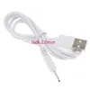 2PCS USB Cable Charger Remplacement compatible avec stylet Tablet Pen Huion P80 / PE330 / PF150 Jack 2.0 mm