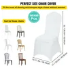 VEVOR 50 100PCS Pokrywa krzesła ślubne spandex odcinek do restauracji bankiet El Dining Party Universal Cover 220512