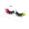 Commercio all'ingrosso NUOVI OCCHI Ciglia di visone luminose Fluffy 25mm Ciglia di visone 3d Drammatici paillettes fluorescenti per trucco falso