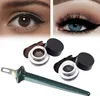 Ny 1 Set Eyeliner Guide Tools Easy No-Skip Eyeliner Gel Reusable Silicone Brush för Shaky Hands Börjare Makeup