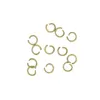 C Open Jump Rings for DIY Jewelry Accessories Jewelry Making and Keychains Multiple Sizes Imitation Gold