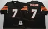 Fußballtrikots Mitchell und Ness Football Throwback 75. Jahrestag 7 Boomer Esiason Trikot 1989 1988 Vintage 78 Anthony Munoz Team Schwarz Farbe Weiß StitchedTo