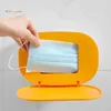 Ménage en plastique papier masque boîte de rangement joint de tissu humide lingettes pour bébé porte-distributeur anti-poussière avec couvercle cuisine 220523