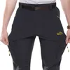 Calça masculina trecho de verão caminhada casual rápido seco respirável fino calças finas viagens ao ar livre cargo de escalada 220826