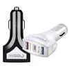 Mini Car Charger 2USB-poorten en snel oplaad 3.0-poort met Type-C Safety Emergency Hammer Fast QC3.0 Adapter