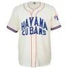 Xflsp GlaMitNess Havana Cubans 1947 Home Jersey Camicia Personalizzata Uomo Donna Youth Baseball Maglie Qualsiasi Nome E Numero Doppia Cucitura