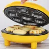 Bread Makers Mini Electric Waffle Maker Cartoon Cake Home W pełni automatyczne wielofunkcyjne śniadanie z piekarnikiem bąbelkowym 2022 Phil22