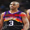 男性DevinBooker Deandreayton 3 Chris Paul 2020/21 City Basketball Jersey Black icon版