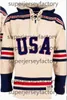 SJ98 1980 Miracle on Team USA Ice Hockey Jerseys Hockey Jersey Hoodies Custom Any Name Any Number Stitched Hoodie Sports tröja