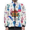 Herenjacks cactus patroon lange mouw jas jas sweatshirts man vrouwen runnen sport herfst winter zipper Jaqueta masculinamen's