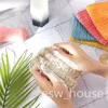 Multicolor Natural Exfoliating Mesh Bags Cotton Soap Shower Exfoliate Sponge Pouch Foaming Net Bath Toilet Supplies