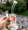 Glow in the Dark Spider Bong Hookahs UV Materiał Szklany Szklany Bongs Mindy Palanie Ater Rure Rips Oilts 18 cm Wysoka Noctilucence Safe