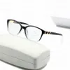 Designer Zonnebril Elegante man Vrouw Delicate EyeGlasse Mode Temperament Glazen Volledig frame 5 kleuren Optionele topkwaliteit9541849