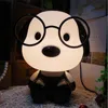 Lampade da tavolo da lettura con spina USA / UE Baby Room Panda Bear Cartoon Animal Night Light Lampade decorative per camera da letto Scrivania Regalo per bambini 220727