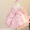 Robes de fille bébé pour les filles Noël enfant en bas âge enfants fleur dentelle élégante princesse robe d'anniversaire enfants fête de mariage robes en tullefille