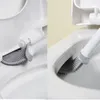 Tuvalet fırçası set duvara asılı drenaj tutucusu silikon tpr naylon 2 kıllar zemin temizleme araçları için başlık banyo aksesuarları 220815
