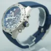 Роскошные мужские часы Япония Super Quartz Endurance Pro Chronograph 44mm Avenger Hurricane Желтый каучуковый ремешок Стальной корпус 1884 Мужские часы Hardex Glass Наручные часы