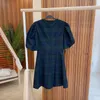 Casual Kleider Adrette Bogen Plaid Kleid Frauen 2022 Sommer Koreanische Kurzarm Rüschen Spitze Patchwork Mini VestidosCasual