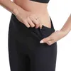 Pantalon de yoga pour femmes, couleur unie, taille haute, vêtements de sport, Leggings élastiques, Fitness, collants complets, entraînement TIN1