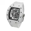Rakish Mechanical Cool Na nadgarstka Watches TV Factory RM055 dla męskiej silikonowej Top Swiss Ruch KV Designer 2023 Nowy luksusowy styl