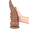 Erotica Anal Toys énorme réaliste poulpe tentacule gode doux sain Pvc monstre sexe pour femmes lesbiennes avec ventouse produit adulte 220507