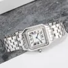 Kvinnor tittar på Fashion Classic Panthere 316L rostfritt stål kvarts Gemstone för lady presentens toppkvalitet med design armbandsur montres de luxe u1 2022