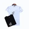 Mens T-shirts Summer Simple High Quality Cotton Clothes Streetwear Men Women Mens Stylist Tees Black White Size M-3XL