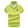 100% algodão respirável qualidade mens verão moda golf tops polos camisas masculinas amarelo casual manga curta homem polo camisa 220623