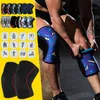 Women Men Teens 7mm Neoprene Sports Kneepads Compression Weightlifting Pressured Crossfit Training Knee Pads Support Custom 220812