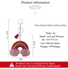 Kreative Frauen Kaktus Schlüssel Ringe Regenbogen Wolke Schlüssel Anhänger DIY Pflanze Quaste Tasche Schlüsselbund Mode Zubehör