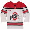 Maillots de hockey sur glace personnalisés Ohio State Buckeyes College pour hommes Tanner Laczynski Jersey Miguel Fidler Sean Romeo Mason Jobst Luke Stork cousu