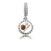 Andy Jewel 925 Sterling Silver Beads Baseball Dangle Charm 혼합 에나멜 매력에 유럽 판도라 스타일의 보석 팔찌 목걸이 eng7