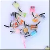 Charms Jewelry Findings Components Creative Resin Pearl Milk Tea Bubble Fruit Juice Cup Bottle Pendant For Jewelr Dhszz