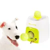 Interactive Fetch Ball Dog Toys Tens Tennis ER Автоматический бросок поезда машины для домашних животных с Drop Y200330