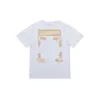 T Shir Fashion Brand Off Tshirs Cross Oil Paining Shor Sleeves Shirs Mens Tee Casual Women x