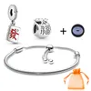 S925 Sterling Silver kralen Charms armbanden diamant origineel fit pandora luxe kralen diy hanger klassieke armband dames sieraden mode cadeau met originele doos