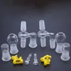 Accessoires pour fumer Narguilés en verre 14mm 18mm Kit de récupération déroulant Joint à 90 degrés Mâle Femelle pour conduites d'eau Bong