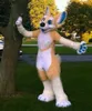 Husky Fox Mittellanges Fur One Maskottchenkostüm Walking Halloween Anzug Rollenspiel