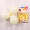200 шт. 5 дюймов Macaron Balloons Чистый цвет Латексные шары на день рождения декор свадебный баллон младенца душ девушка гелия Globos новый
