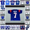 Custom HARMON TEDESCO Jersey THAD CASTLE ALEX MORAN BLUE MOUNTAIN STATE GOATS FOOTBALL JERSEY NEW STITCH SEWN Movie Jerseys Embroidered Stitched FootballJerseys